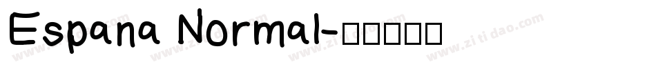 Espana Normal字体转换